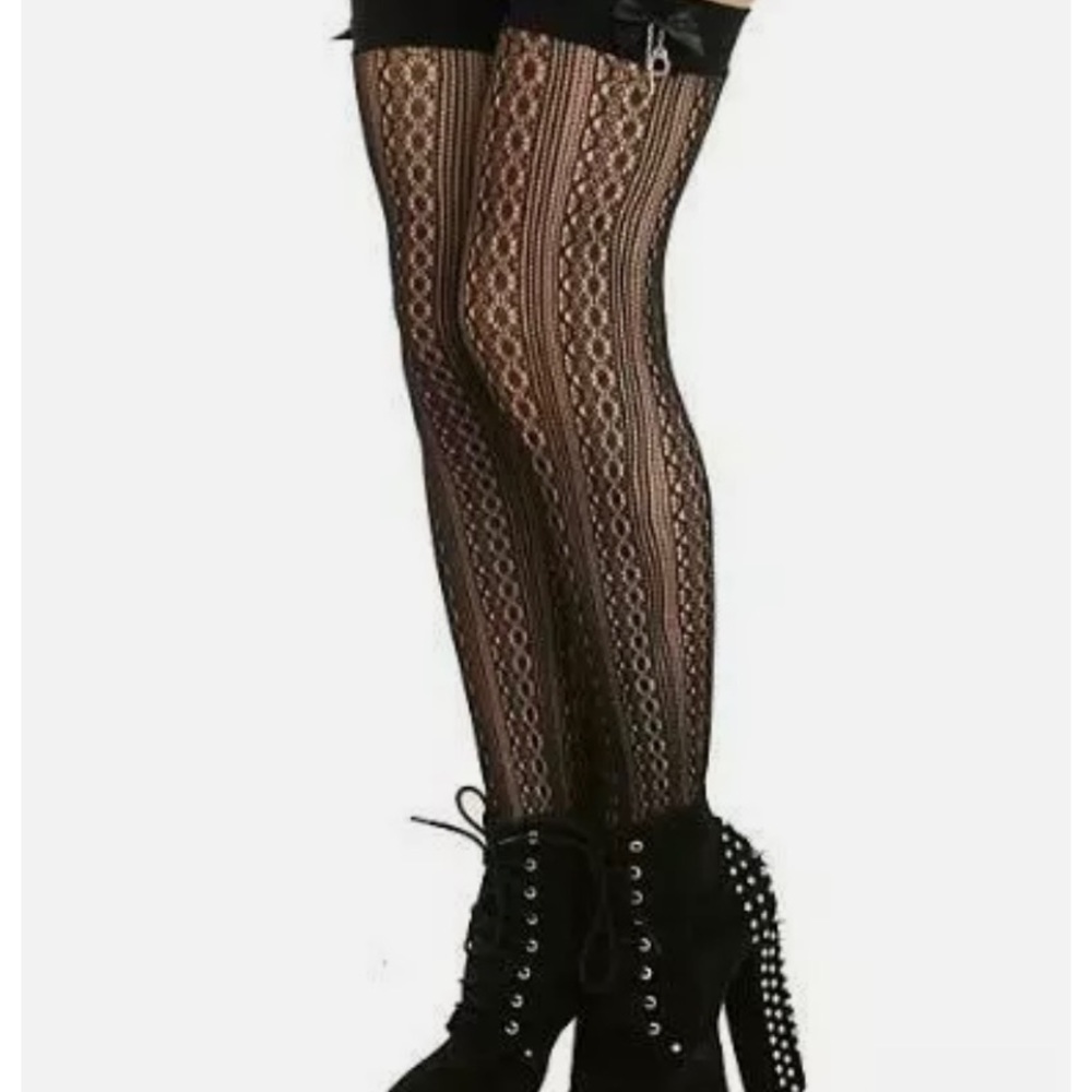 Fifty Shades of Grey Macrame Thigh Highs Sexy Lingerie New 2012 RARE